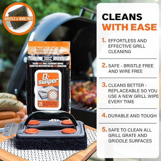 Proud Grill Q-Swiper BBQ Grill Cleaner Set - Image 6