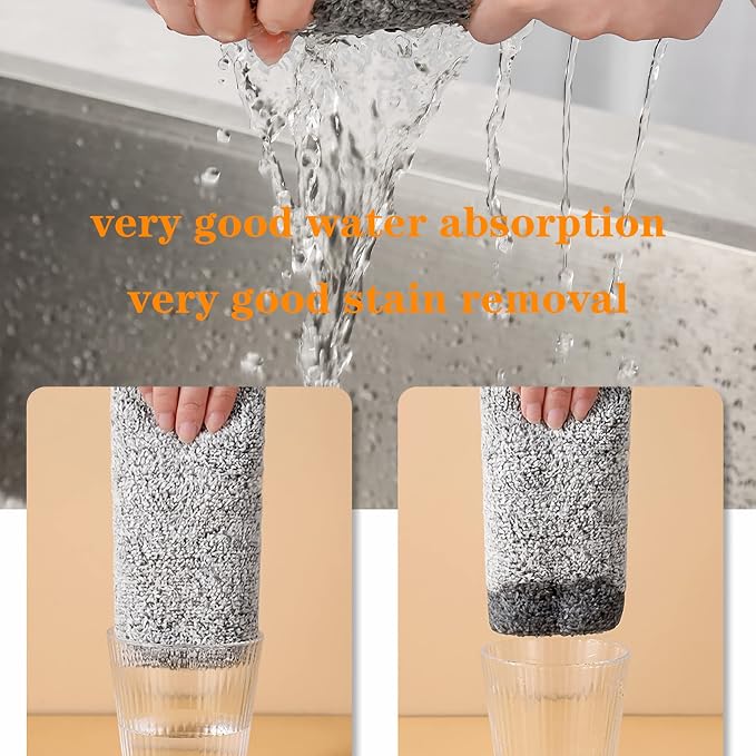 Liquid Adding Soft Fur Cleaning Brush, 2 Brushes + 2 Cleaning Cloths - Image 8
