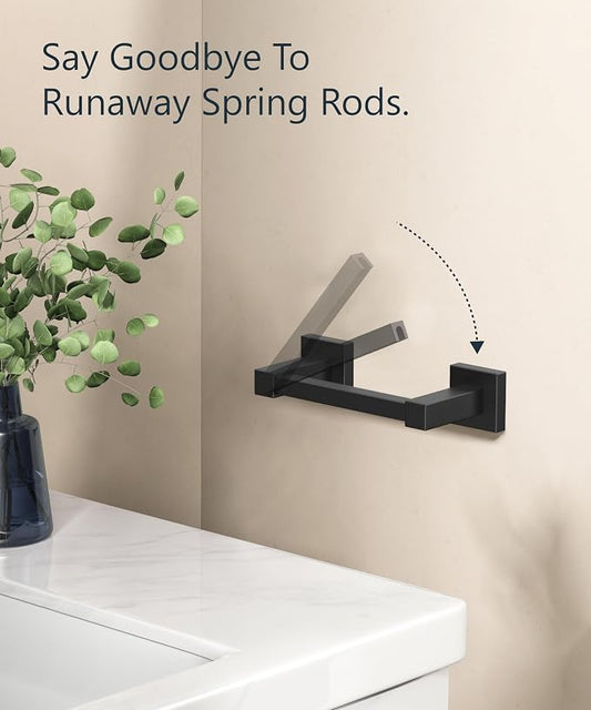 FORIOUS Toilet Paper Holder Wall Mount, Stainless Steel Rustproof Double Post - Image 2