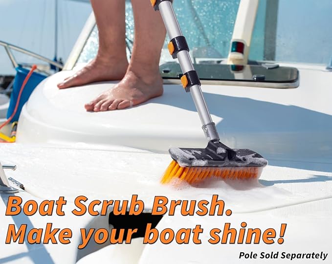 Medium Bristle Deck Scrub Brush - Image 5