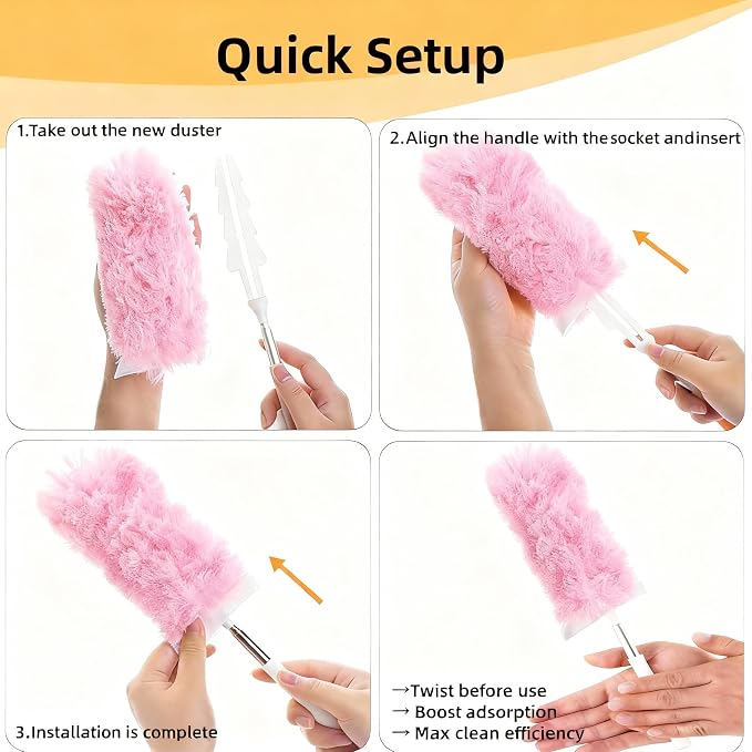 Heavy Duty Duster Refills, Disposable Dusters Kit - Image 3