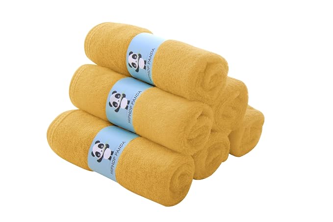 HIPHOP PANDA Baby Washcloths, Rayon Made from Bamboo - Image 3