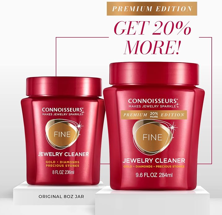 CONNOISSEURS Premium Edition Jewelry Cleaner, Value Size 9.6oz - Image 2