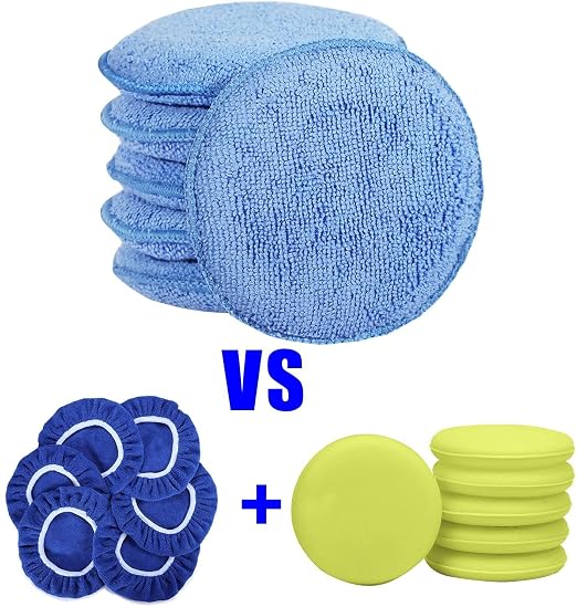 Microfiber Wax Applicator Pads, Car Wax Applicator, Buffing & Detail Polishing - Image 5