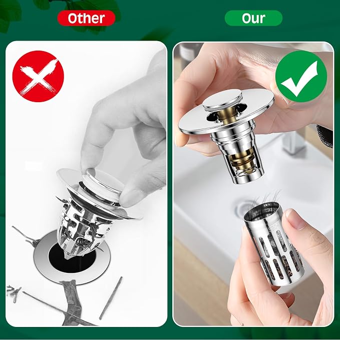 3 in 1 Sink Drain Strainer - Image 3