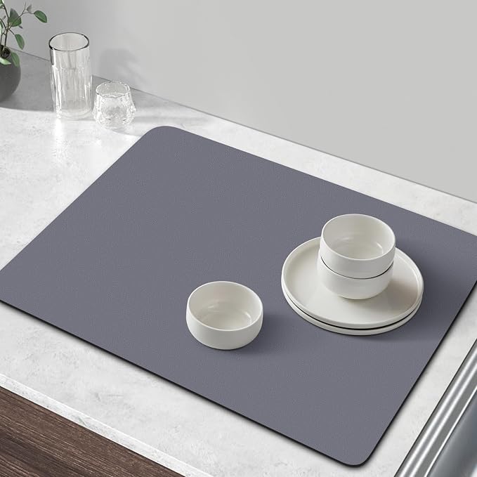 WISELIFE Coffee Mat Super Absorbent Dish Drying Mat - Image 6