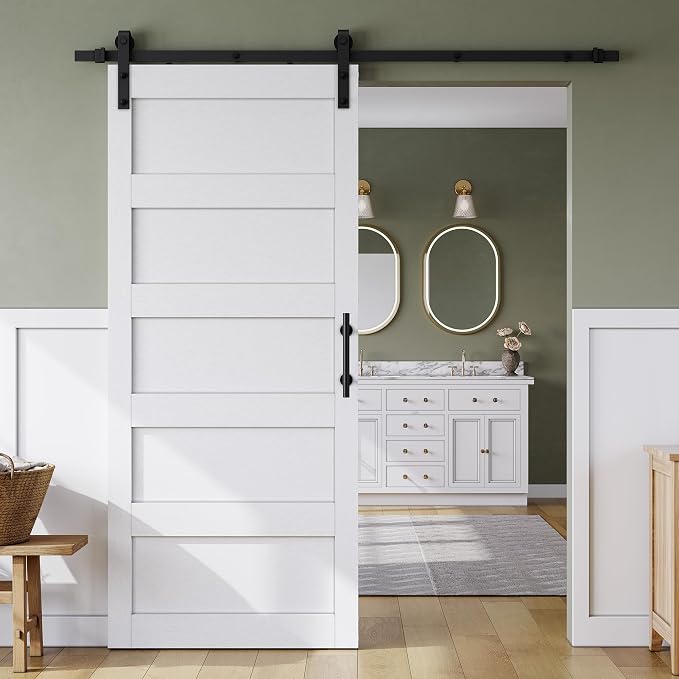 SmartStandard 34in x 84in Sliding Barn Door by SMARTSTANDARD