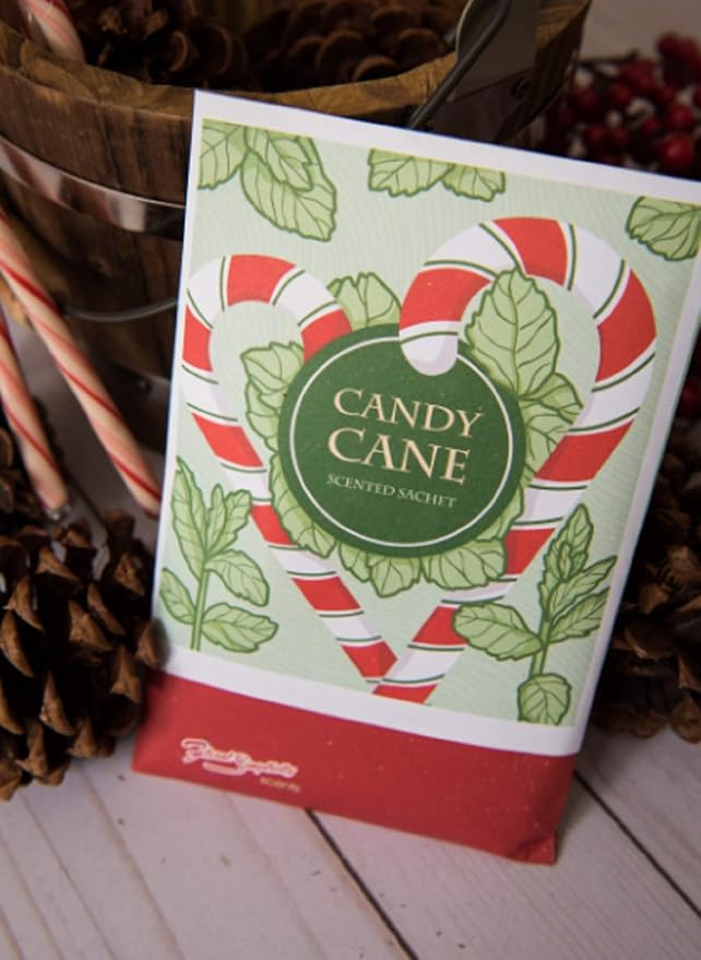 Floral Simplicity Candy Cane Scented Sachets Pack of 3, Fall & Winter - Image 6