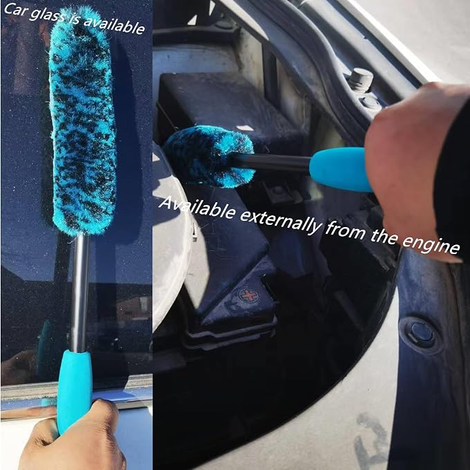 4PCS Wheel Brush Kit for Cleaning Wheel and Tire, Wheel and Rim Brush, Car - Image 5