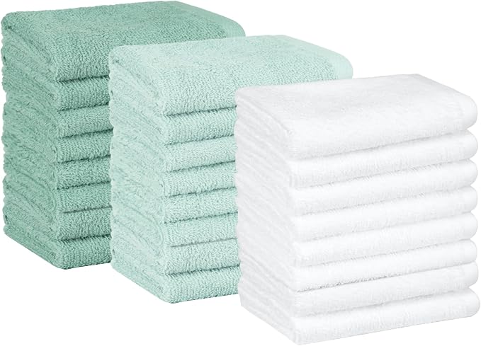 Amazon Basics Cotton Washcloths by AmazonBasics