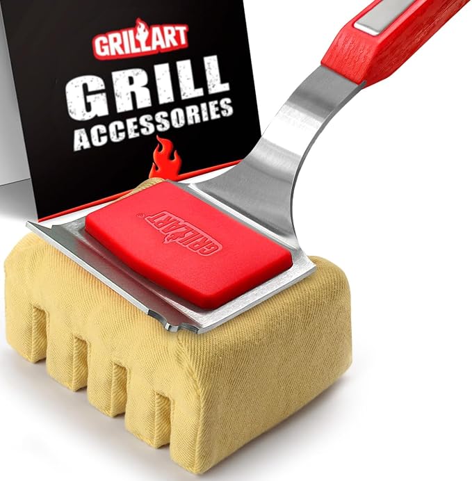 GRILLART Bristle-Free BBQ Grill Brush Replacement Head – Heavy-Duty Scraper Tool by GRILLART