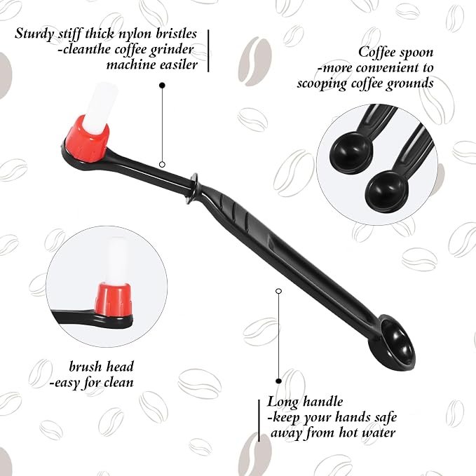 Espresso Coffee Machine Cleaning Brush 2 Pieces Coffee Brush Espresso Cleaning - Image 4