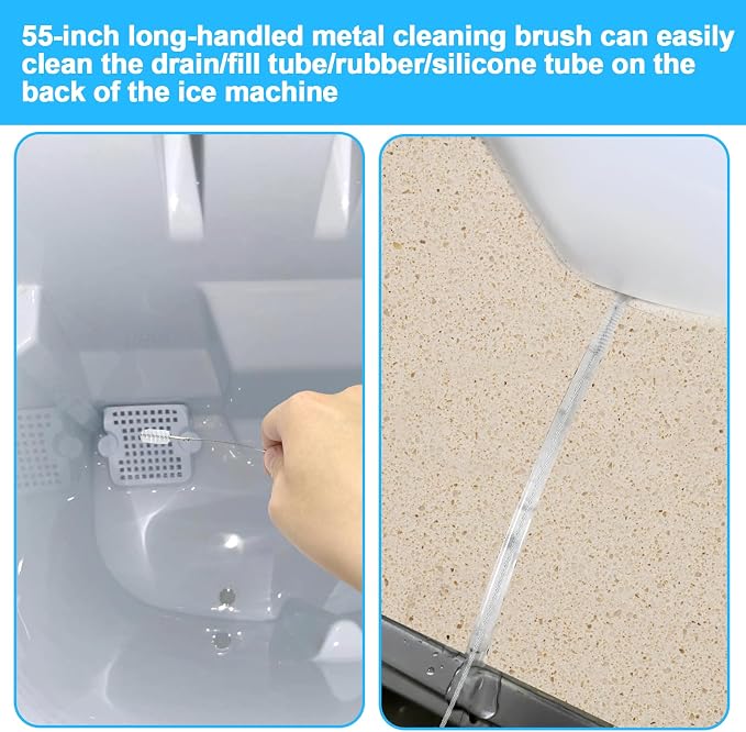 XANGNIER Ice Machine Cleaner Brush Kits, Countertop Ice Maker Cleaning Tools - Image 4