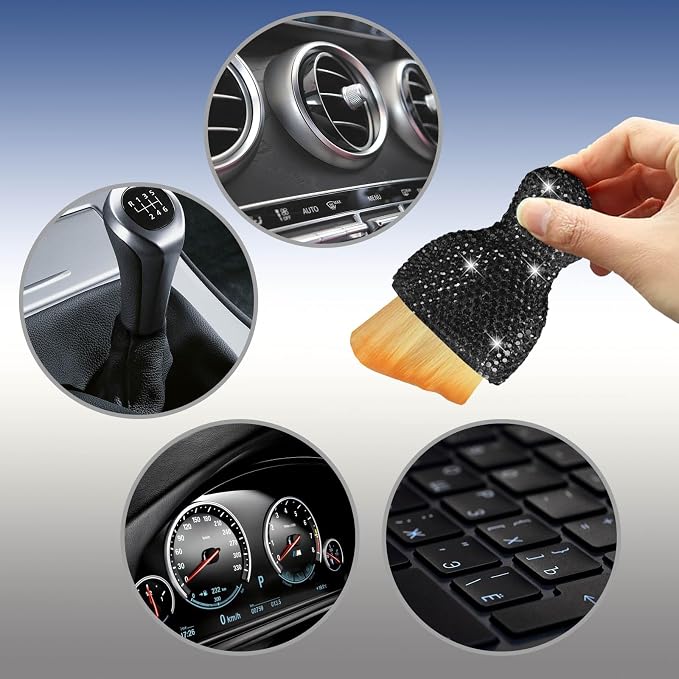 Car Detailing Cleaning Brush, Auto Interior Dust Brush - Image 6