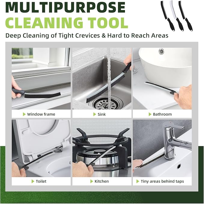 Cleaning Brush - Hard Bristle Crevice Cleaning Brush - Image 5