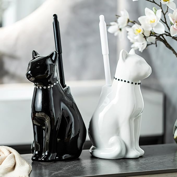 Cat Toilet Brush Holder - Image 4