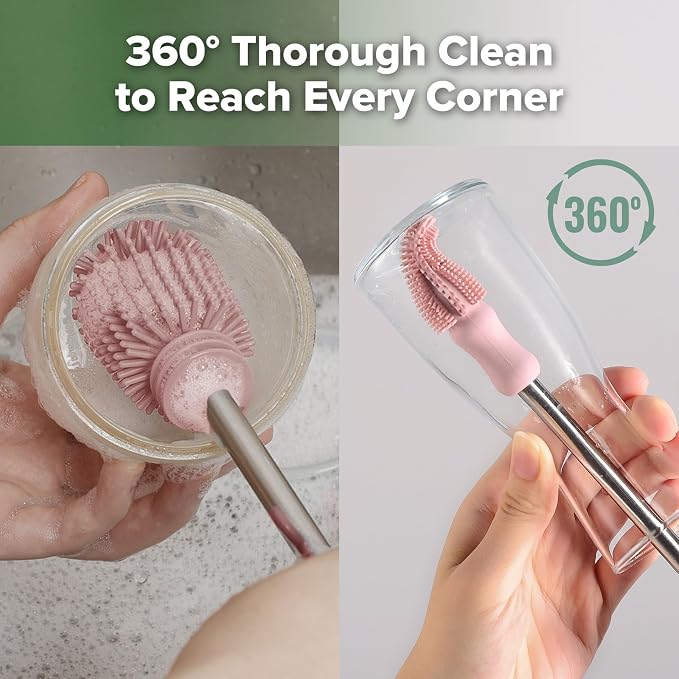 Haakaa Silicone Cleaning Brush Kit - Image 4