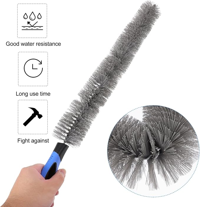 VILLCASE 1 Pack Radiator Cleaning Brush, Radiator Cleaning Brush Dryer - Image 4