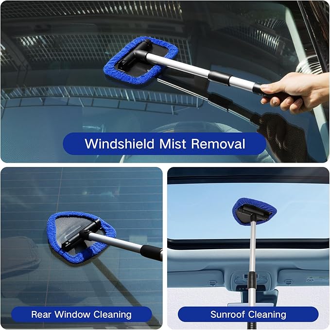10pcs Windshield Cleaner Tool, Car Window Cleaning Wash Kit - Image 2
