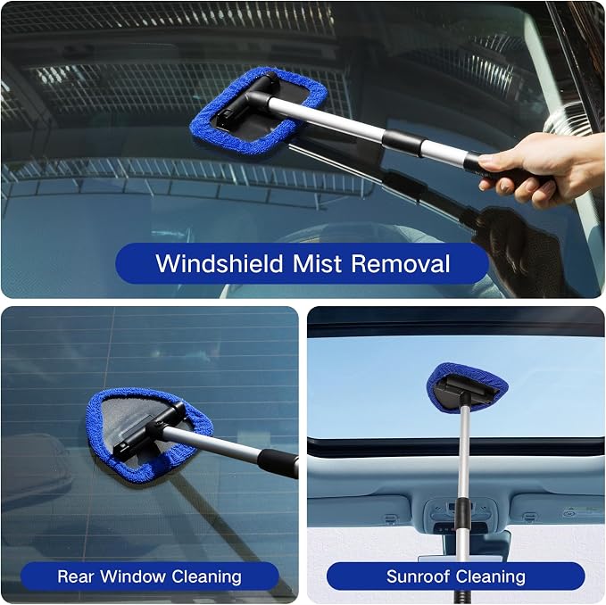 10pcs Windshield Cleaner Tool, Car Window Cleaning Wash Kit - Image 2