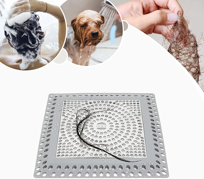 LEKEYE Shower Drain Hair Catcher | Drain Strainer | Shower Drain Cover - Image 6