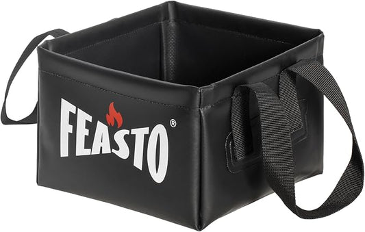 Collapsible Water Bucket for Grill Brush Cleaning & Soaking, Foldable Square by Idealforcook