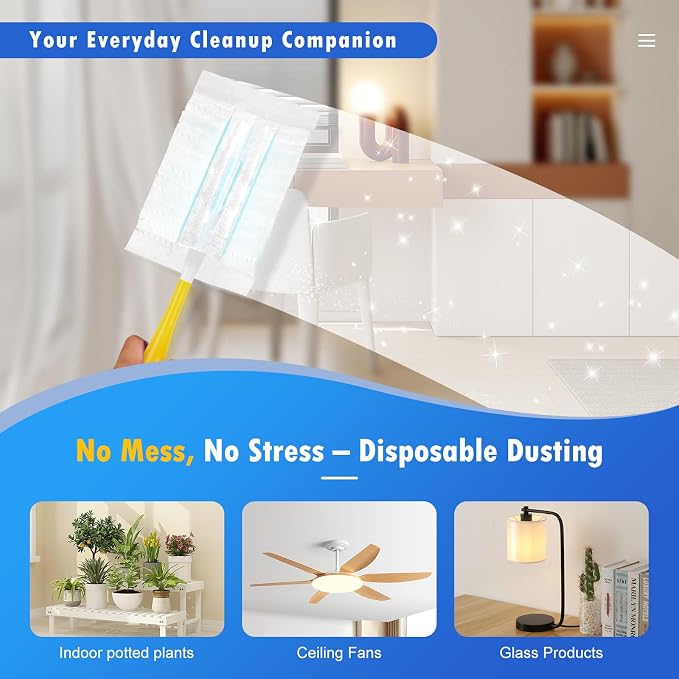 50 Count 180° Multi-Surface Feather Duster Refills Compatible - Image 5
