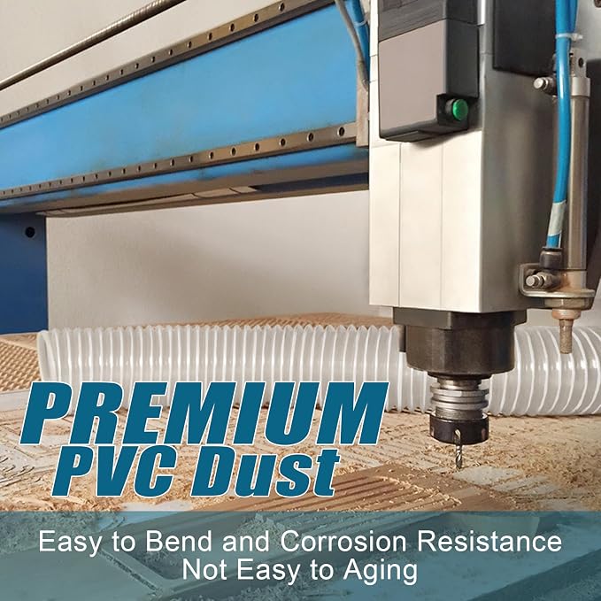PVC Dust Collection Hose 3"x 10' - Image 8