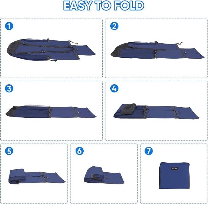 BALEINE 150L Laundry Bag Backpack, 900D Oxford Fabric Large Travel Laundry Bags - Image 6