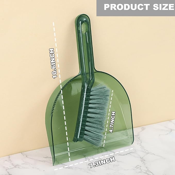 Small Broom with Dustpan Combo Set Mini Broom and Brush Set Hand Sweeper - Image 6