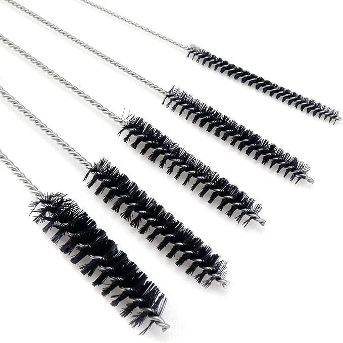Antrader 15Pcs 4 Inch Nylon Tube Brushes Set Straw Straw Brush Kit Carb - Image 4