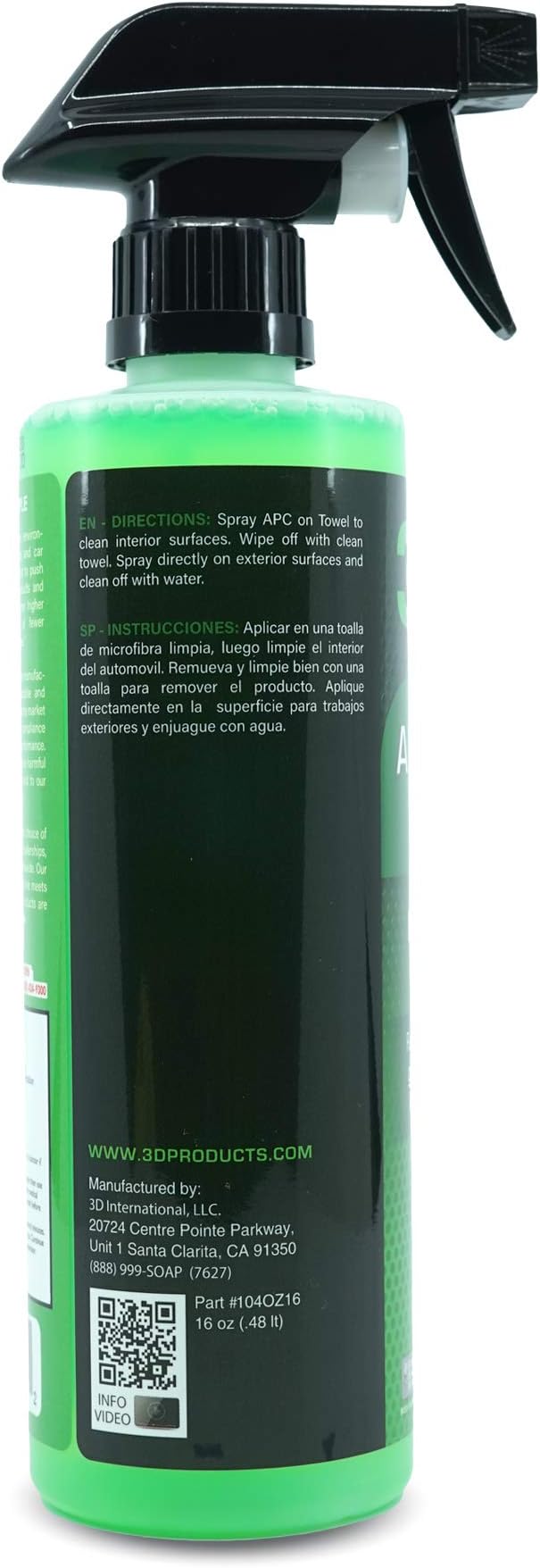 3D All Purpose Cleaner – High-Performance Interior & Exterior Car Cleaner - Image 2