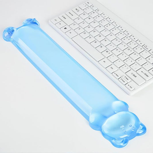 Clear Gel Keyboard Wrist Rest, Bear-Shape Wrist Rest, Ergonomic Wrist Rest by Sumgsn