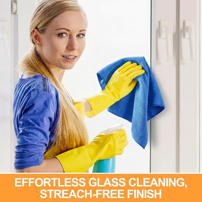 Nuenen 60 Pcs Microfiber Cleaning Cloths - Image 4