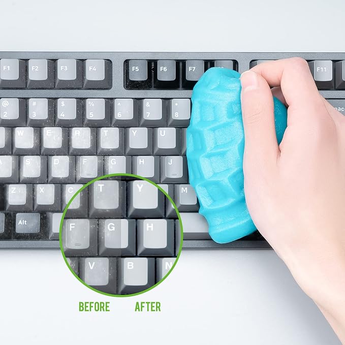 CLICK CLEAN 7oz Car & Keyboard Cleaning Gel x 2, Universal Dust Cleaning Gel - Image 4