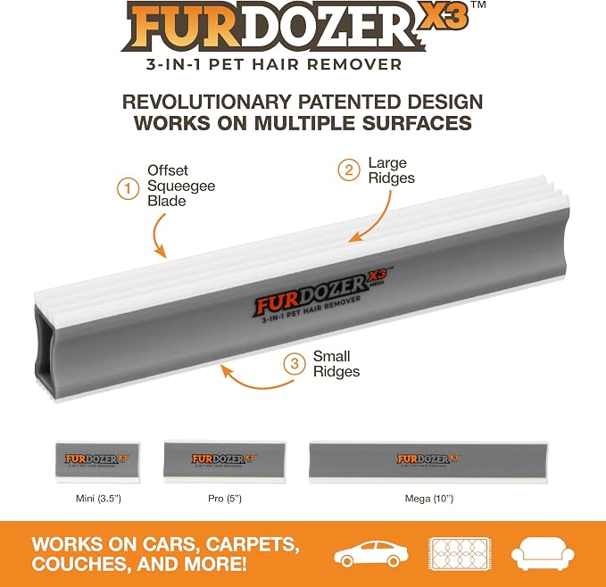 FurDozer Pet Hair Remover & Auto Detailing Tools - Image 2