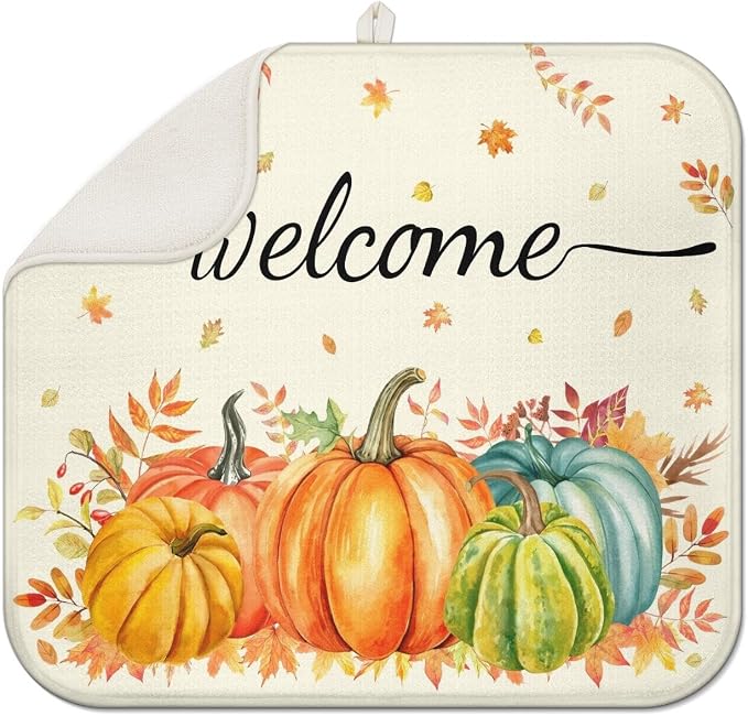 Dish Drying Mat Drainer Pads by Kuyig+Home