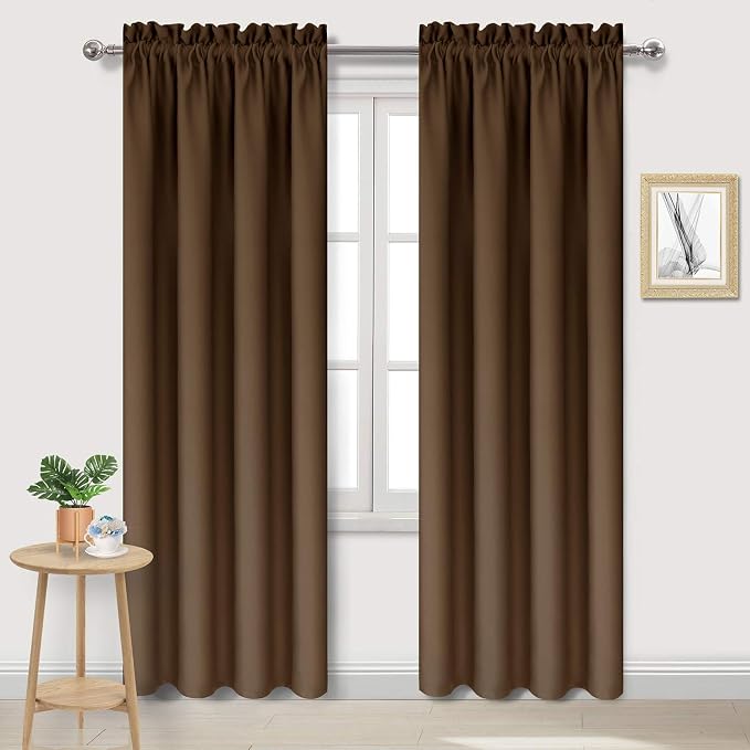 DWCN Blackout Curtains for Bedroom – Thermal Insulated Room Darkening Drapes by DWCN
