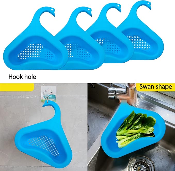 Kitchen sink drain basket swan drain rack, swan drain basket - Image 7