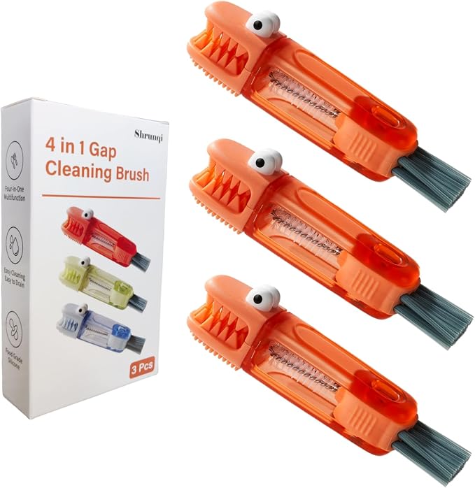 4-in-1 Bottle Cleaning Brush Set, Home Kitchen Crevice Cleaning Tools by Shrunqi