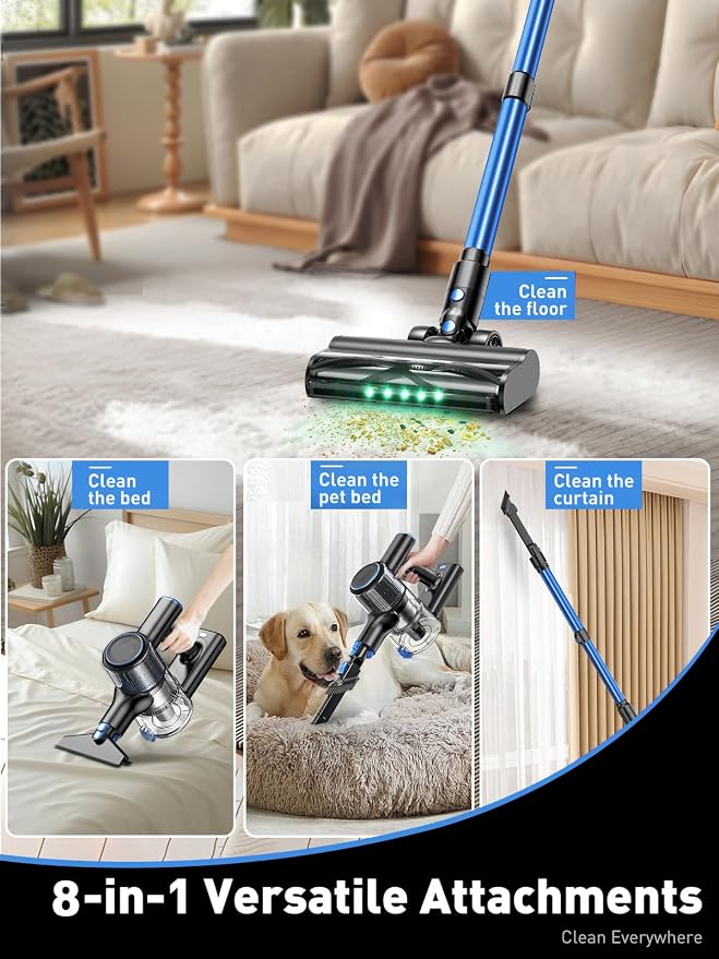 Cordless Vacuum Cleaner, 8-in-1 Vacuum Cleaners - Image 7