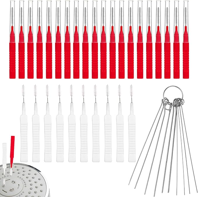 40pcs Shower Head Cleaner Tools, 2 Designs Shower Head Cleaning Brushes by Unknown