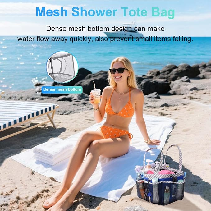 Haundry Mesh Shower Caddy Portable - Image 5