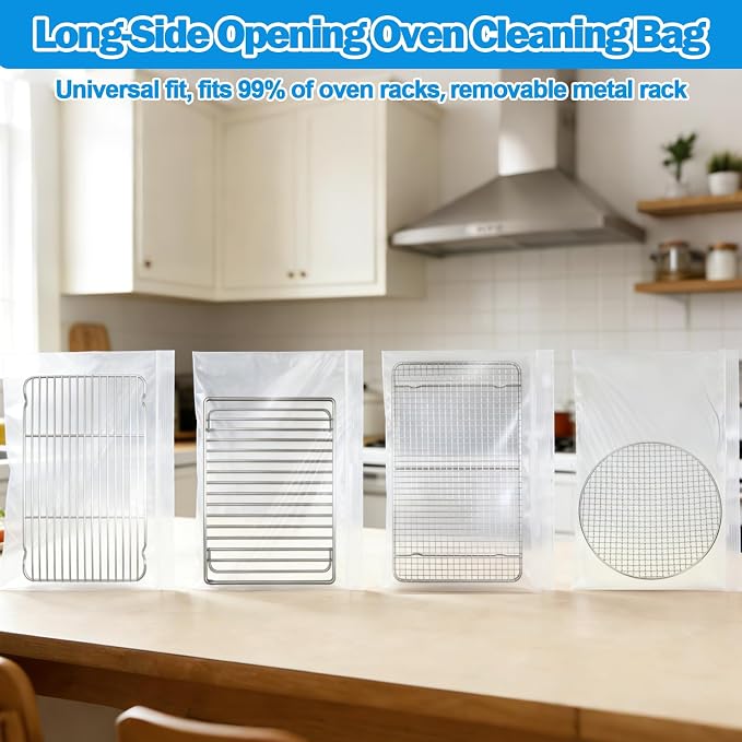 XANGNIER 10 Pack No Scrub Oven Rack Cleaning Bags - Image 7