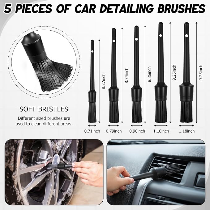 16 Pcs Windshield Cleaner Tool, Car Cleaning Kit - Image 5