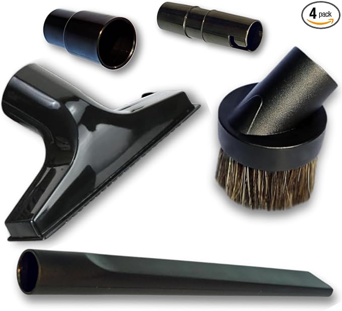 Attachments for 1.25" Vacuum Cleaner – Dust Brush, Upholstery Tool & 2 Adapter by ALLPARTSETC