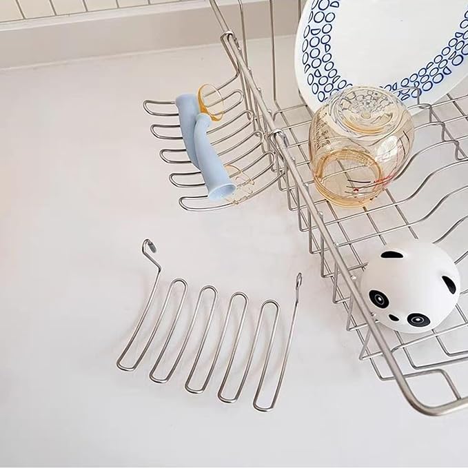Kitchen Sponge Holder Kitchen Sink Caddy Organizer Attach to Standard Dish - Image 3