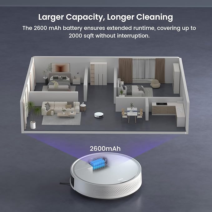 OKP K5 Pro Robot Vacuum and Mop, 3 in 1 Mopping Robotic Vacuum - Image 5