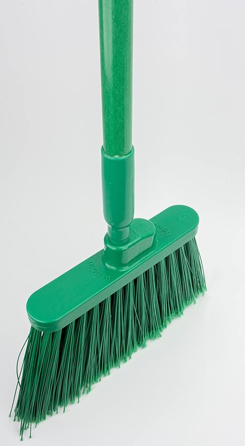SPARTA 41082EC09 Plastic Color Coded Broom, Flagged Bristles, Long Broom - Image 5