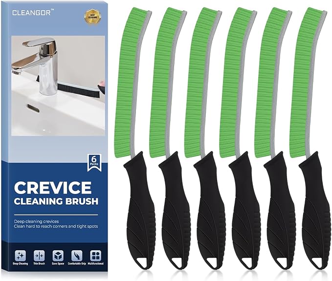 Crevice Cleaning Brushes, Cleaner Scrub Brush Tool by Cleangor